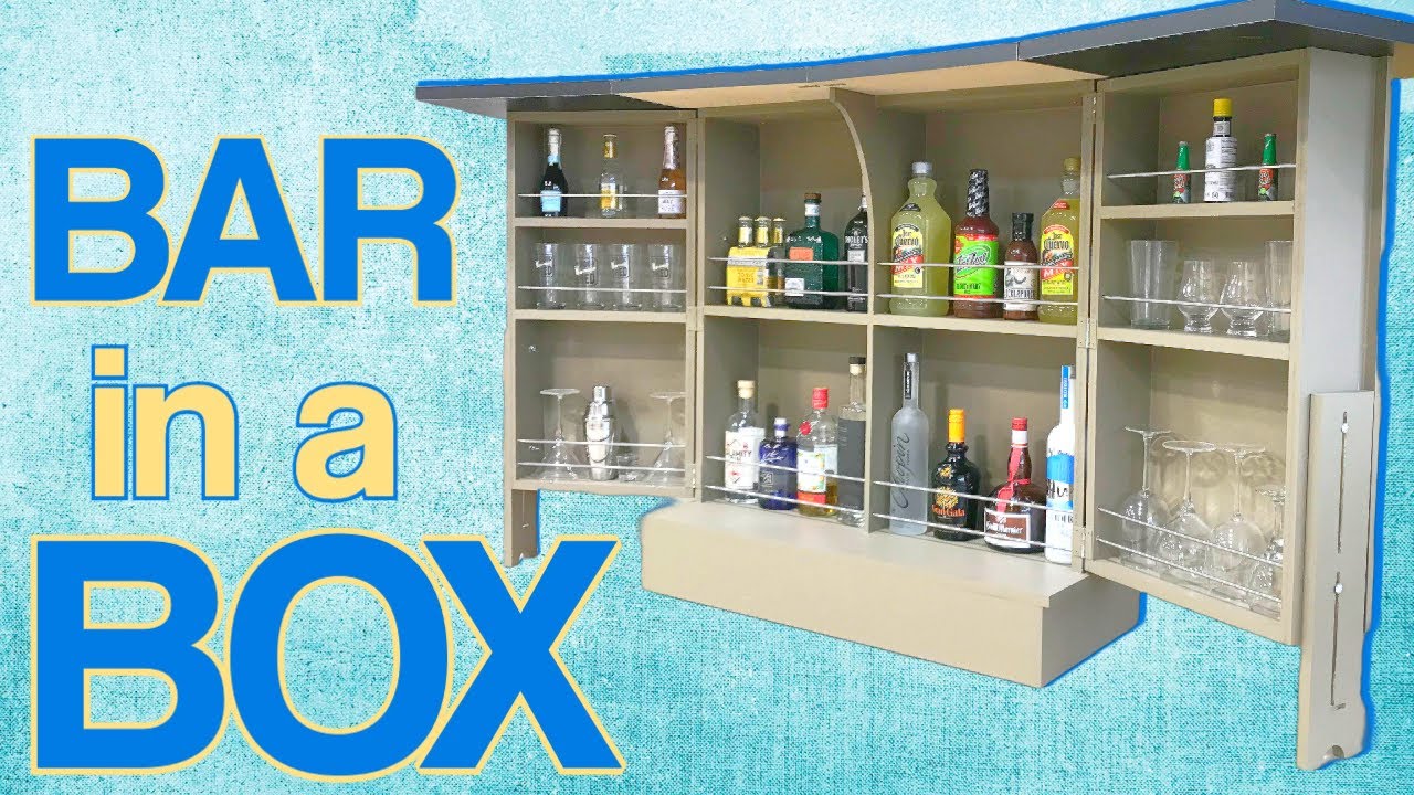 How to Build A Bar In A Box in 14 Easy Steps!