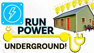 How To Run Power To A Shed