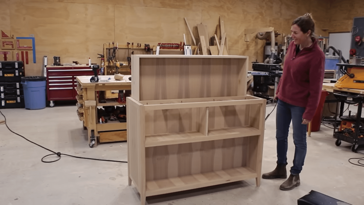 Hide adjustable shelf pins in post-and-panel furniture - FineWoodworking