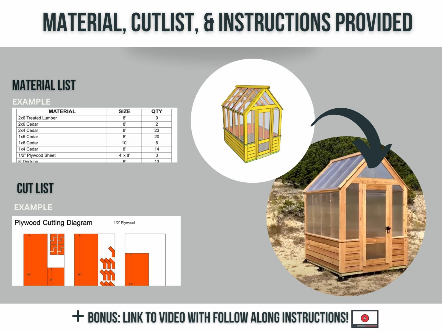 Greenhouse Build Plans | Wilker Do's