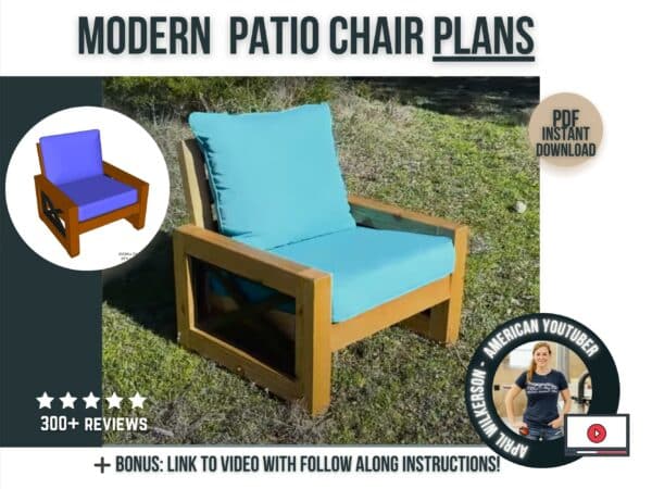 Modern Patio Chair Plans