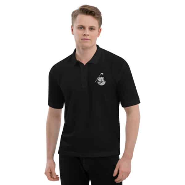 premium polo shirt black front 6623d1e4645d8