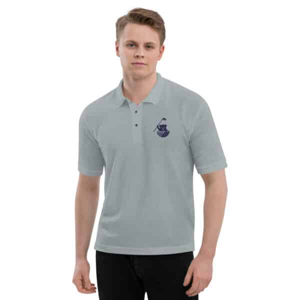 premium polo shirt cool heather front 6623d21d91ca0