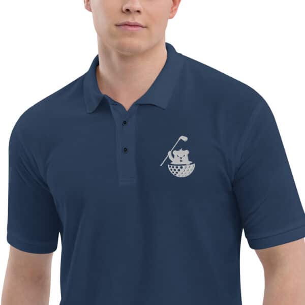 premium polo shirt navy zoomed in 6623d1e465ffc