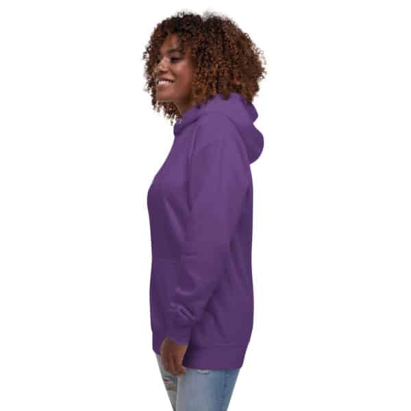 unisex premium hoodie purple left front 6623d04cbfc09