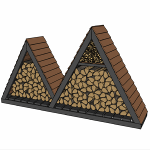 Triangle Firewood Rack Plans