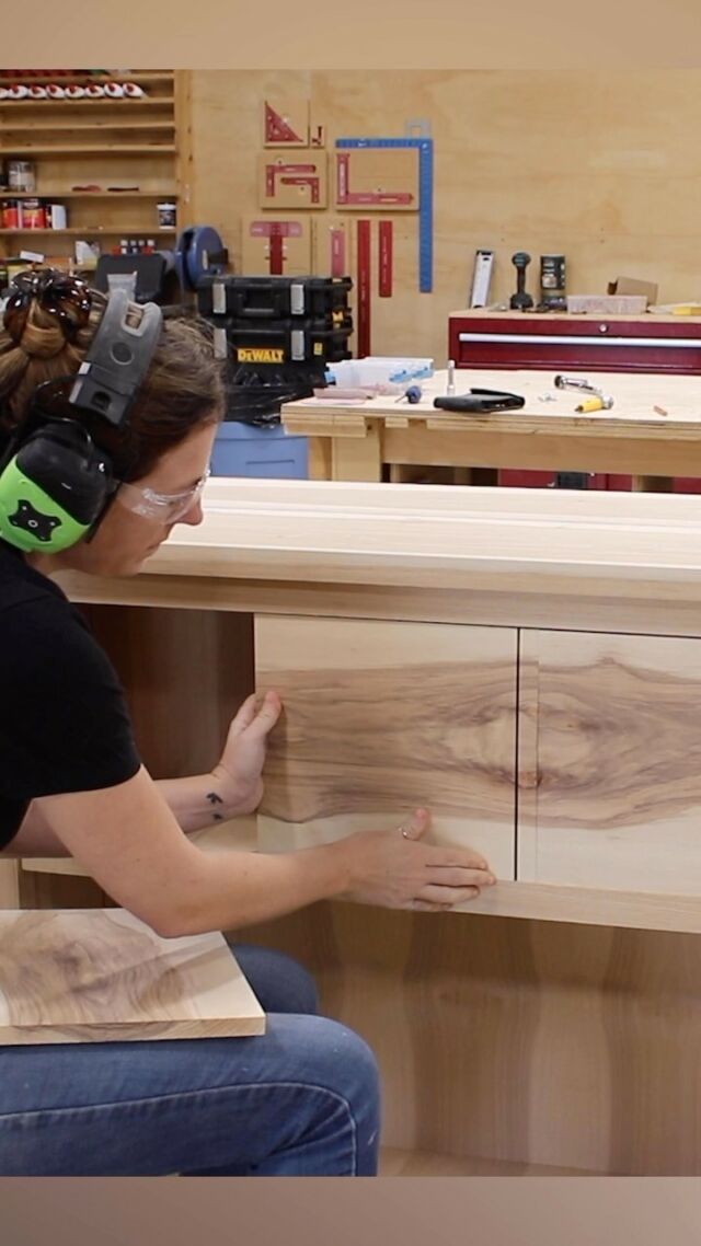Have you ever done continious grain on a project before? This was my first time so I made sure to pick a piece of wood that would be awesome. 
#diy #diyproject #build #buildit #creator #woodworker #youtuber #youtube