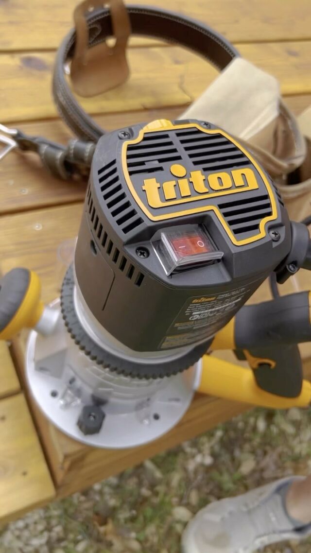 The @triton_tools TFBR001 Fixed Based Router has sooooo many great features! It’s the modern replacement for the old Porter Cable 7518.